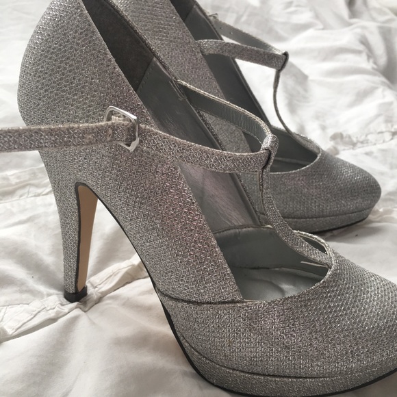 Silver Party Heels - Picture 2 of 2